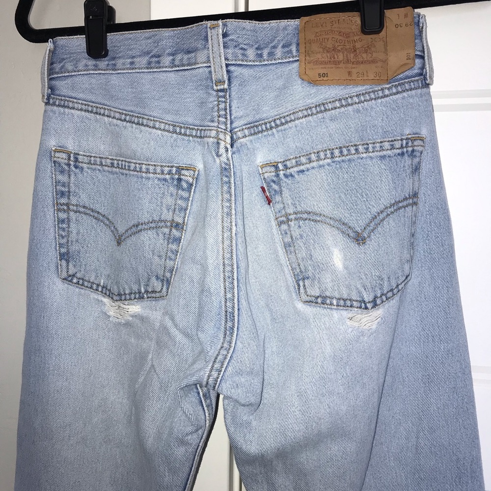 Vintage Levi’s 501 light wash